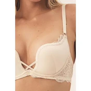 Podprsenka Hladká push-up podprsenka Esotiq Claudie Tělová 85C