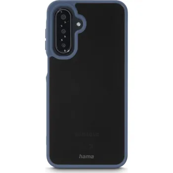 Pouzdro na mobilní telefon Hama Frame Protect, kryt pro Samsung Galaxy A17/A17 5G, 20% recyklovaných materiálů, průhledný/modrý