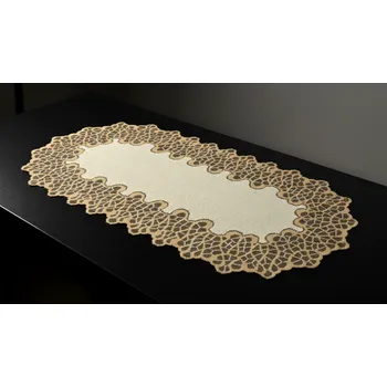 ubrus Žakárový ubrus - běhoun DANILO různé rozměry krémová MyBestHome Rozměr: 90x40 cm