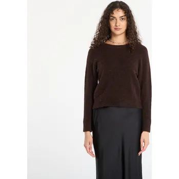 Dámský svetr Svetr Samsøe Samsøe Nor O-N Short Black Coffee L