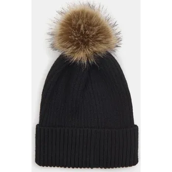 Čepice Sinsay - Čepice z žebrovaného úpletu - černá - 765FG-99X - 765FG-99X-ONE