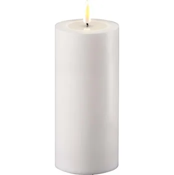 Svíčka LED svíčka Deluxe Homeart 7,5 x 15 cm RF.UL.0007 bílá 00X