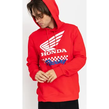 Pánská mikina Fox Honda HD (red) XL, červená
