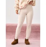 Sinsay - Legíny s kožíškovou podšívkou - béžová - 513FJ-02X - 513FJ-02X-XXL