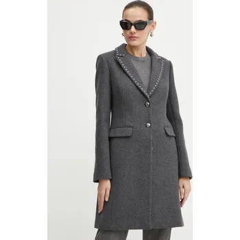 Dámský kabát Vlněný kabát Morgan GLAM šedá 90X, vel. 42