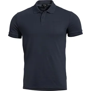 Pánské tričko Pánské triko s límečkem PENTAGON MOTH PIQUET POLO SHIRT K09047 MIDNIGHT BLUE XXXL