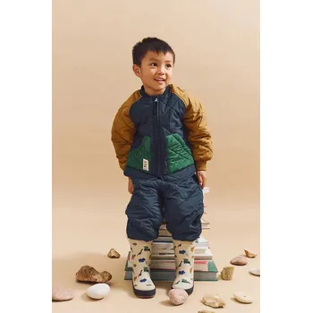 Chlapecká bunda Dětská bunda a kalhoty Liewood Zella Thermo Set tmavomodrá barva, LW20272 LW20272.9BYA 59X, vel. 104