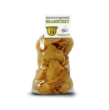 Slaná pochutina CZ distribuce Pravé hospodské Brambůrky česnekové 20 x 80 g