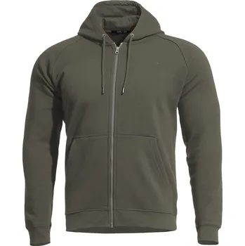 Pánská móda Mikina PENTAGON GRIFFIN HOOD SWEATER K09039 BROWN GREY L