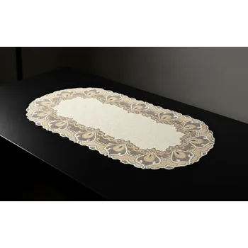 ubrus Žakárový ubrus - běhoun LORAN různé rozměry krémová MyBestHome Rozměr: 110x50 cm