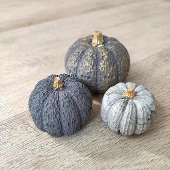 Svíčka LUKA Mini dýně (3ks) Barva: černá zlatá