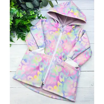 Dívčí bunda Kulišárny Softshell bunda s kapsami NEONKA VELIKOST: 116