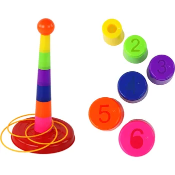 Dětský domeček Mamido Hra Hod na cíl s kelímky a kruhy