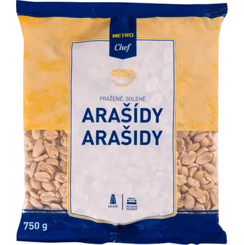Chips Výhodná cena Arašídy pražené solené 750 g