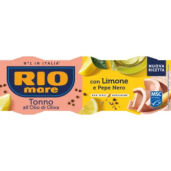 paštika a pomazánka CZ distribuce RIO mare Tuňák citron a pepř 65 g