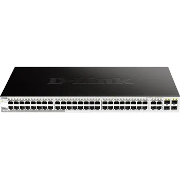 Síťový prvek D-Link DGS-1210-48 52-port Gigabit Smart Switch, 48x GbE, 4x RJ45/SFP, fanless DGS-1210-48/E