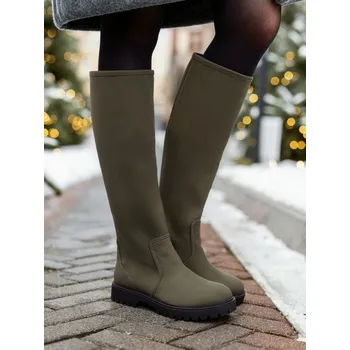 Dámské kozačky Sinsay - Kozačky po kolena - khaki - 148FW-87X - 148FW-87X-38