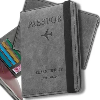 Peněženka Camerazar Cestovní obal na pas a dokumenty RFID - Bezpečná peněženka proti krádeži