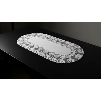 ubrus Žakárový ubrus - běhoun AGATA různé rozměry bílá MyBestHome Rozměr: 100x50 cm