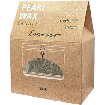 Svíčka Emocio sypaný vosk 350 g + 10 ks knotů – zelený