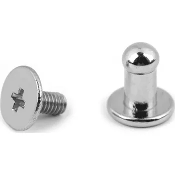 Nýt Sedlářský nýt šroubovací Ø4 mm Varianta: 1 nikl, Balení: 50 pár