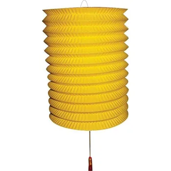 Svícen Lampion papírový 28 cm, žlutý ( Objednáno - termín upřesníme)