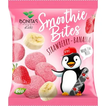 Sušená potravina BIO smoothie lyofilizované kousky z ovoce a jogurtu BONITAS 10g