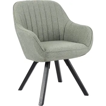 Jídelní židle Jídelní židle Chrissy, světle zelená tkanina