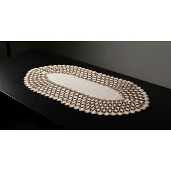 ubrus Žakárový ubrus - běhoun IGOR různé rozměry krémová MyBestHome Rozměr: 100x50 cm