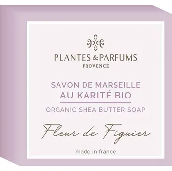 Mýdlo PLANTES & PARFUMS de Provence PLANTES ET PARFUMS Tuhé mýdlo Květ fíkovníku s bambuckým máslem BIO 100g