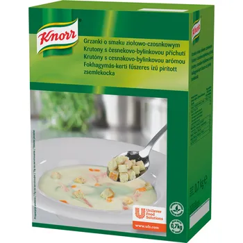 Chlebová směs CZ distribuce Knorr Krutóny česnekovo-bylinkové 700 g