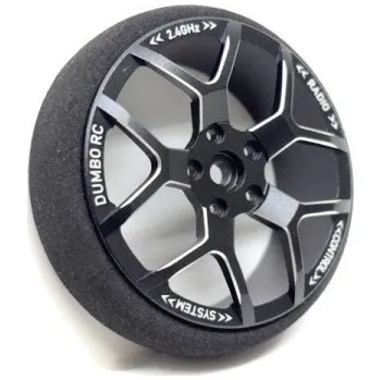 RC náhradní díl Hliníkový volant s věncem z mechové gumy pro vysílač Absima CR10P