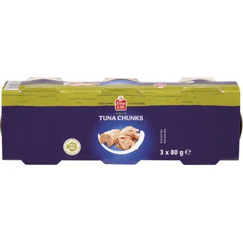 paštika a pomazánka Výhodná cena Tuňák kousky v olivovém oleji 3 x 80 g