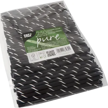 CZ distribuce PAP STAR Brčka koktejlová 150 x 7 mm pruh 250 ks