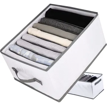 Organizér oblečení Camerazar Bílý pevný organizér na oblečení do skříňového boxu do zásuvky