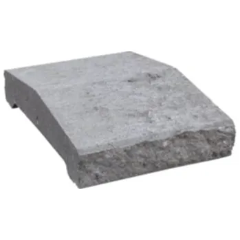 plotová tvarovka Stříška plotová štípaná DITON průběžná 30 přírodní 300×200×70 mm