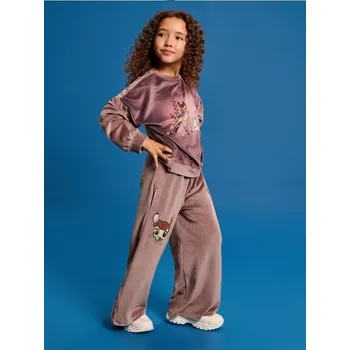 Dívčí mikina Sinsay - Mikina typu crewneck Bambi - hnědá - 050GA-84X - 050GA-84X-122