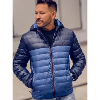 Modrá pánská sportovní přechodová bunda Bolf 1908A - L