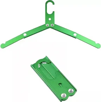 Kolíček na prádlo Skládací hliníkové raminko zelené (VAU2)