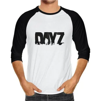 Pánské tričko DayZ Long Sleeve White/Black - tričko L