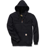 CARHARTT ZIP HOODED SWEATSHIRT BLACK Velikost: M
