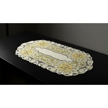 ubrus Žakárový ubrus - běhoun SOFIA II. různé rozměry krémová MyBestHome Rozměr: 60x30 cm