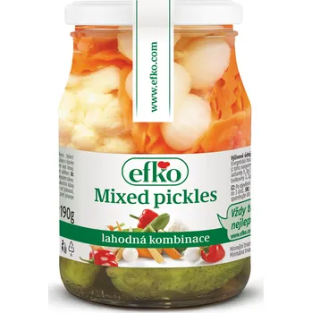 paštika a pomazánka CZ distribuce efko Mixed Pickles zelenina 370 ml