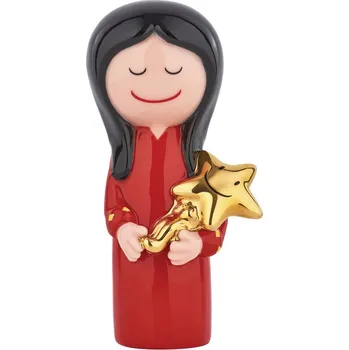 Vánoční dekorace Alessi, Vánoční figurka Happy Eternity Baby, dítě s hvězdou - Formadore