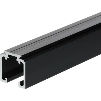 Dveřní kování Cemux Horní vodící lišta STARSHIP černá - různé délky Délka profilu: 2,0 m