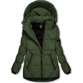 Tmavě zelená chlapecká zimní bunda