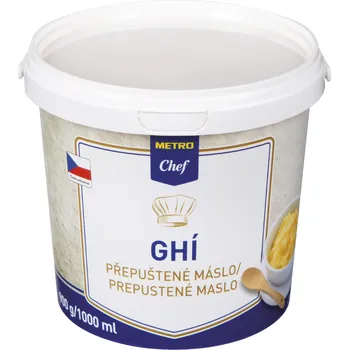 Přepuštěné máslo Výhodná cena Ghí přepuštěné máslo chlaz. 1 l