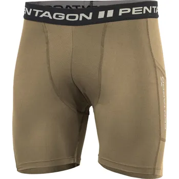 Pánské kraťasy Trenky PENTAGON APOLLO SHORTS K10001 HNĚDÁ S