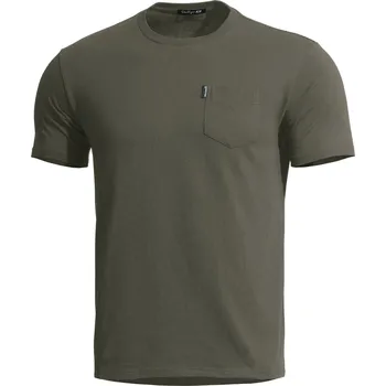 Pánská móda Triko PENTAGON AGERON T-SHIRT WITH POCKET K09012 BROWN GREY XL