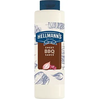 Dressing CZ distribuce HELLMANN'S Omáčka BBQ chlaz. 950 g - DELÍKÁTNÍ! Doporučujeme